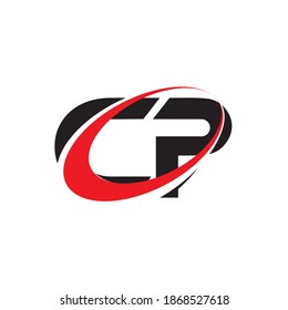 vector de diseño de logotipo de letra CP