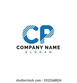 CP Letter Logo Design. CP letter logo Vector Illustration - Vector