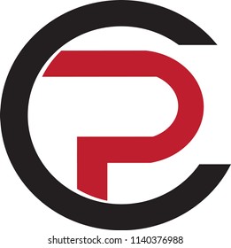 CP letter vector logo