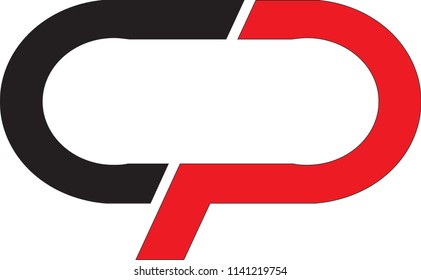 CP letter vector logo