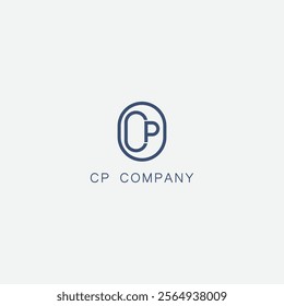 CP letters creative logo design. alphabet letters monogram icon logo CP or PC.
