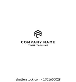 CP Logo  C Logo  P logo design vector