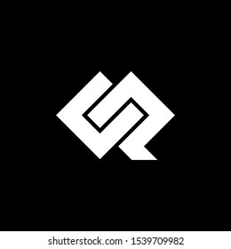 cp logo design concept vector