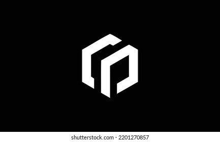  cp logo design concept vector 