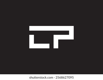 CP Logo Design Template Vector Graphic Branding Element.
