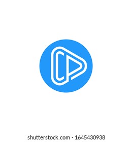 CP logo design vector, modern graphic