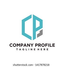 CP Logo initials technology business