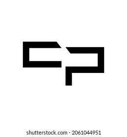 cp logo vector design template