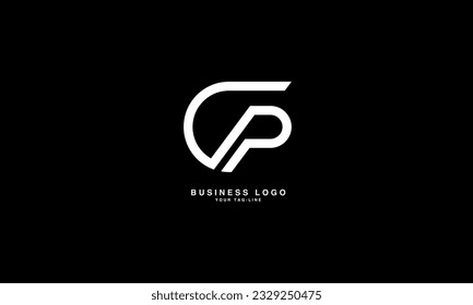 CP, PC, Abstract Letters Logo Monogram