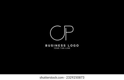 CP, PC, Abstract Letters Logo Monogram