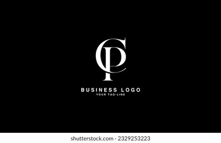 CP, PC, Abstract Letters Logo Monogram