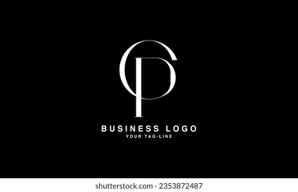 CP, PC, Abstract Letters Logo Monogram