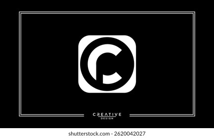 CP, PC, C, P, Abstract Letters Logo Monogram