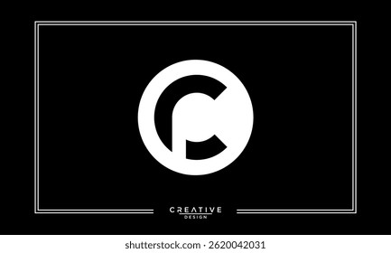 CP, PC, C, P, Abstract Letters Logo Monogram