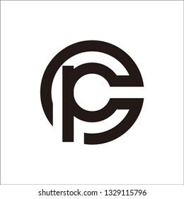 Cp Or PC Logo Initials