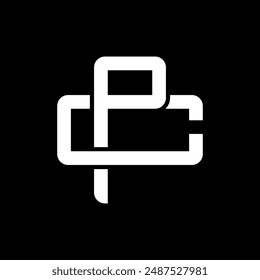 CP or PC monogram logos overlapping.	