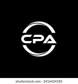 CPA Letter Logo Design, Inspiration for a Unique Identity. Modern Elegance and Creative Design. Watermark Your Success with the Striking this Logo.