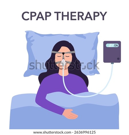 CPAP therapy is a treatment for obstructive sleep apnea. A CPAP machine uses a hose connected to a mask or nosepiece to deliver constant and steady air pressure to help you breathe while you sleep.