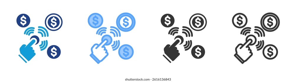Cpc icon set multiple style collection