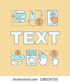 CPC word concepts banner. Presentation. Cost per conversion. Lead generation. Advertising campaign. Digital marketing. Isolated lettering typography idea with linear icons. Vector outline illustration