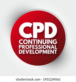 CPD - Acrónimo de desarrollo profesional continuo, antecedentes de concepto empresarial