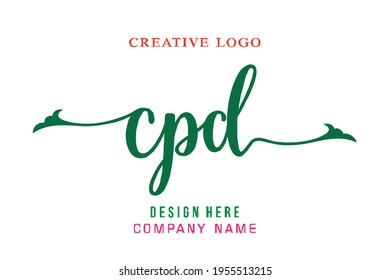 CPD lettering logo is simple, easy to understand and authoritative