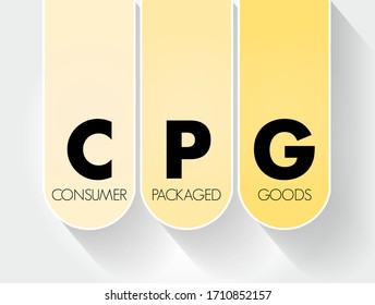 Cpg Consumer Packaged Goods Merchandise That Stock Vector (Royalty Free ...