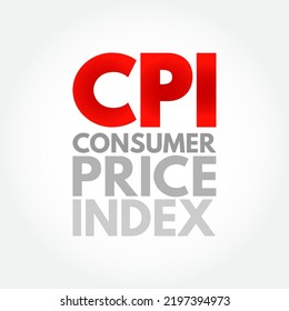 Cpi Consumer Price Index Measures Average Stock Vector (Royalty Free ...