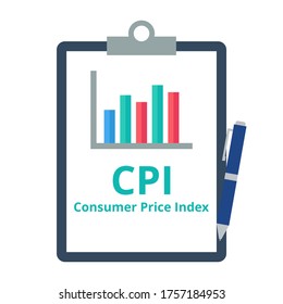 Cpi Vector Consumer Price Index Concept Stock Vector (Royalty Free ...