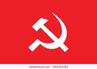 CPIM Logo Vector, Communist Party of India Marxist Logo with Flag