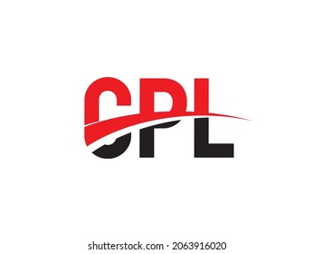 CPL Letter Initial Logo Design Vector Illustration