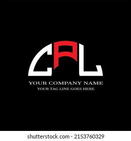 Logo de la carta CPL diseño creativo con gráfico vectorial