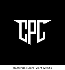 CPL letter logo design with white background in illustrator, vector logo modern alphabet font overlap style, calligraphy designs for logo, Poster, Invitation, etc.