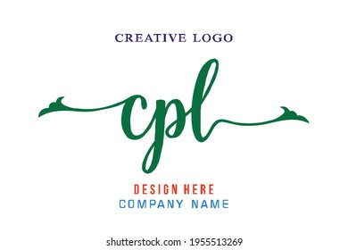 CPL lettering logo is simple, easy to understand and authoritative