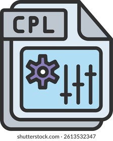 CPL Outline Filled Style Icon