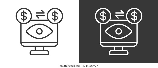 Cpm Icon Set Vector Collection Isolated In Black And White