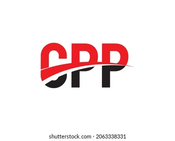 CPP Letter Initial Logo Design Vector Illustration