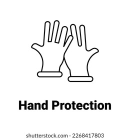 Cpr gloves Vector Icon easily modify

