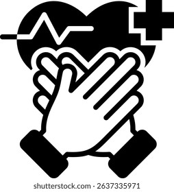 Cpr Icon Mixed Vector Illustration