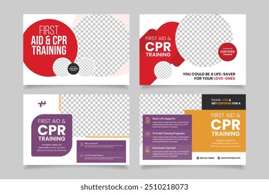 CPR training social media banner design