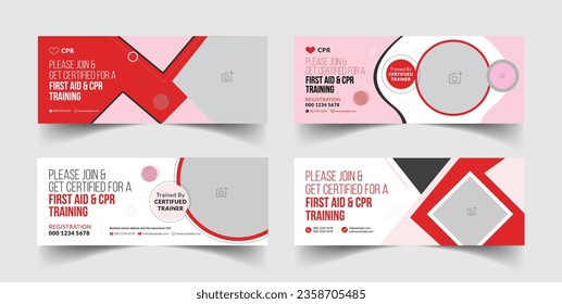 CPR training web banner post template 