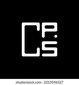 CPS Brief Logo kreatives Design mit Vektorgrafik, CPS einfach und modern Logo. CPS luxuriöses Alphabet-Design  