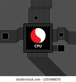 CPU for android phone. red prosessor