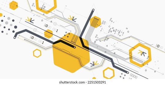 CPU art concept. Circuit board. Technology background.