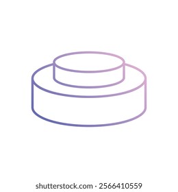 Cpu Cell icon. Computer hardware icon design. vector graphic