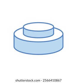 Cpu Cell icon. Computer hardware icon design. vector graphic