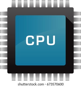 CPU Chip Icon