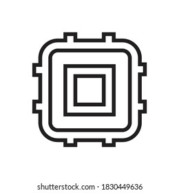 Cpu Clip Art Icon Design Vector