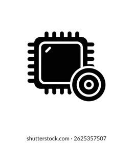 CPU Clock Ticking Near Digital Token for Crypto Mining