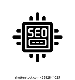 icono de glifo cpu. icono vector para tu sitio web, móvil, presentación y diseño de logotipo.